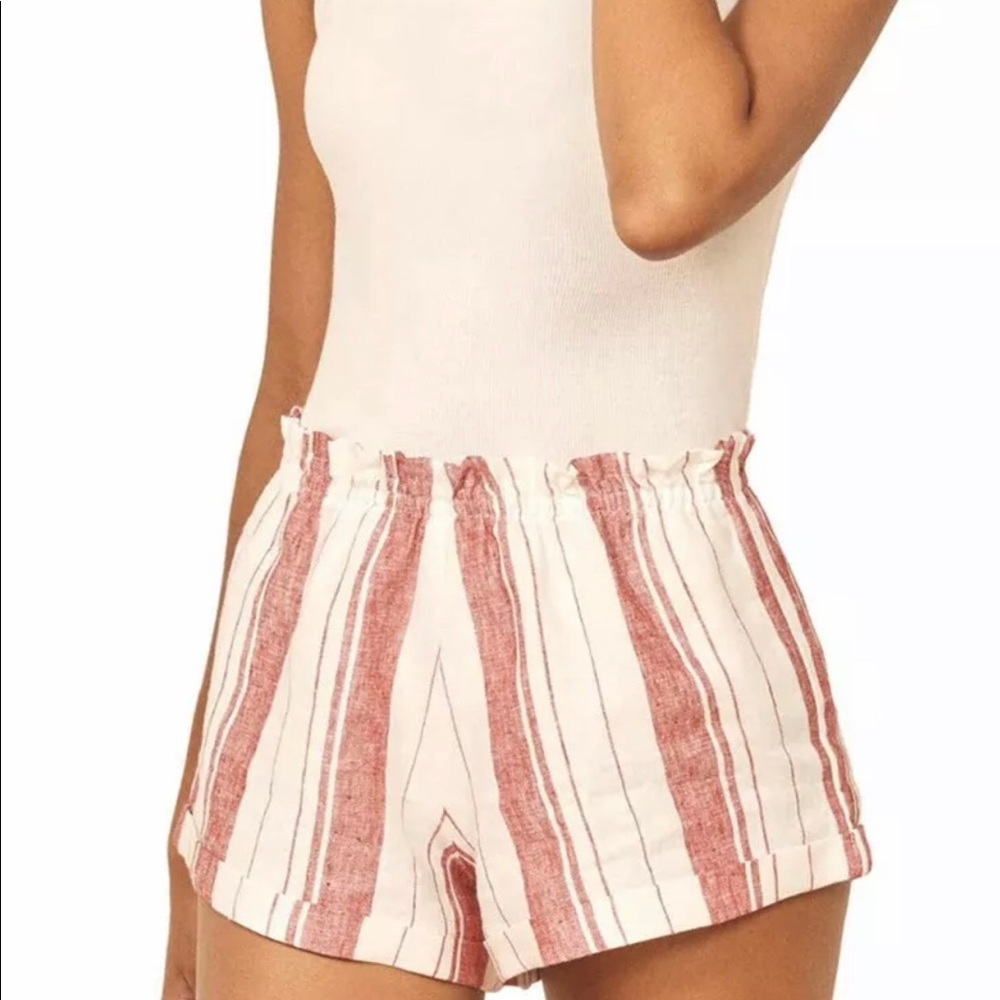 Reformation Sawyer Short in Savannah stripe